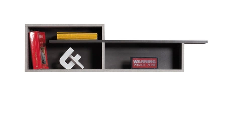 Tablo 5 graphite / enigma nábytková sestava ideální pro dětský nebo teenagerský pokoj v originálním barevném provedení