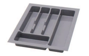 Příborová vložka do zásuvky 40 cm šedá