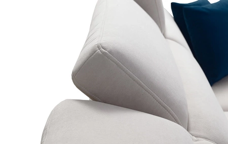 Kelly Sleek VIII rohová sedačka na spaní Arktická modrá pravá strana Stylová rohová sedačka do obývacího pokoje poskytuje pohodlí při relaxaci