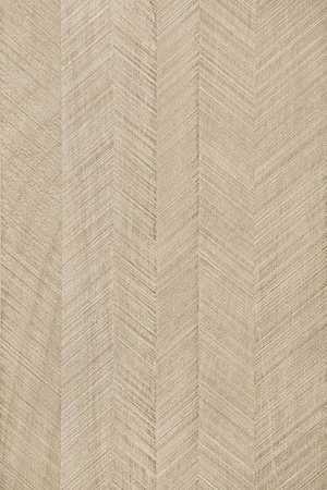 Komoda Wald 106 cm eukalyptus / béžová herringbone vkusný dekor herringbone na čelech komody designové úchyty na hranách