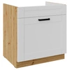 Kuchyňská dřezová skříňka se zásuvkou Luis 80 ZL 1S BB skříňka odolná vůči páře, teplu a rozlitým tekutinám