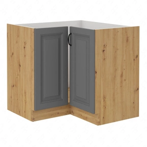 Rohová kuchyňská skříňka Kea 90x90 DN 2F BB skříň odolná proti páře vysoké teplotě a rozlité kapalině