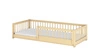 Dřevěná postel Alova 80x160 cm borovice stabilní konstrukce zajišťuje bezpečnost postel z masivního borovicového dřeva