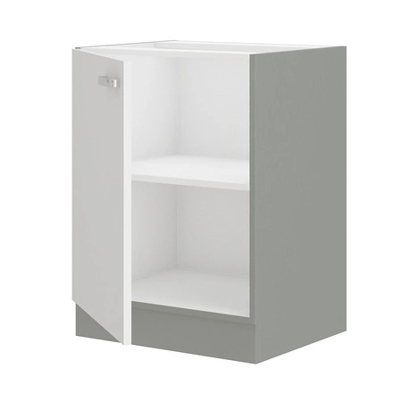 Kuchyňská skříňka s poličkou Bianka 60 D 1F BB skříňka odolná páře vysoké teplotě a rozlité tekutině