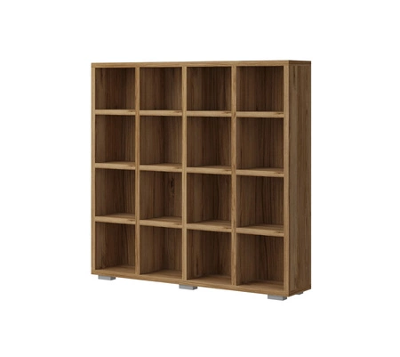 Knihovna Maximus 100 cm dub catania moderní designový nábytek kvalitní zpracování hrany knihovny jsou povrchově upraveny speciální dýhou