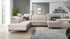 Rohová sedací souprava s funkcí spaní Buffalo X béžová pravá strana Funkční a pohodlná rohová sedací souprava do pokoje s kontejnery na lůžkoviny