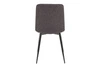 Čalouněná židle Alan Brego tmavě šedá moderní a funkční jídelní židle s kovovými nohami