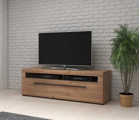 Szafka RTV Tulsa 160 cm nowoczesny design i praktyczne rozwiązanie do salonu