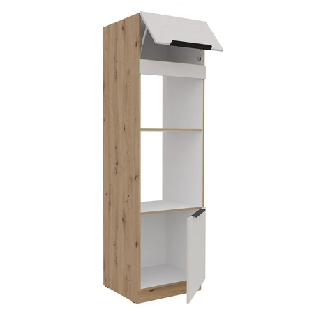 Soela 60 DPM-210 2F kuchyňská skříňka pro vestavnou mikrovlnnou troubu a troubu, odolná vůči páře, vysokým teplotám a rozlitým tekutinám