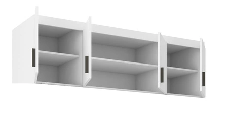 Nástavec na šatní skříň Rene 176 cm bílá funkční skříň zvětšuje úložný prostor pro oblečení, boty nebo doplňky