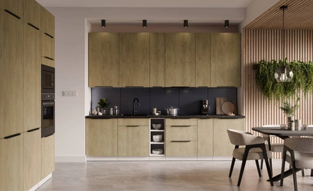 Nástěnná skříňka Cremona 80 NAGU-36 1F kovový držák na hraně odolný proti páře a teplu kuchyňská skříňka