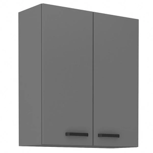 Kuchyňská nástěnná skříňka Verdi 80 G-90 2F kovová úchytka skříňka odolná proti vlhkosti a poškození