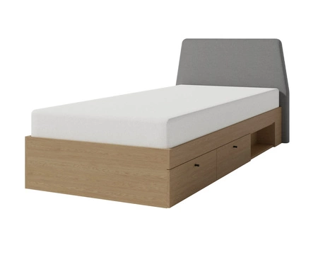 Sada nábytku Olivio eukalyptus / dub baltický dune ideální do pokoje pro mladé v módním stylu