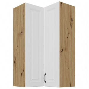 Kuchyňská rohová závěsná skříňka Scandi 60x60 GN-108 2F skříňka odolná páře vysoké teplotě a rozlité tekutině