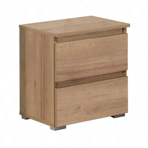 Noční stolek se zásuvkami Jednoduchý dub riviera funkční kus nábytku do ložnice nebo pokoje pro mládež