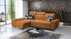 Rohová sedací souprava s funkcí spaní Buffalo honey left Funkční a stylová rohová sedací souprava s kontejnerem na lůžkoviny