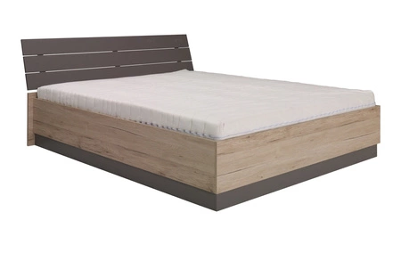 Postel s úložným boxem Dione 160x200 cm san remo světlý / jasan funkční nábytek do ložnice nebo pokoje pro mládež