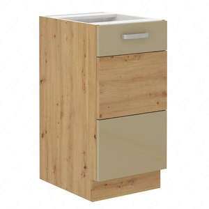 Stojící kuchyňská skříňka s policí Arton 40 D 1F BB skříňka odolná vůči páře, rozlitým tekutinám a teplu