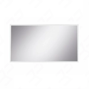 Zrcadlo Maximus 100x50 cm bílé moderní a funkční dekorativní zrcadlo