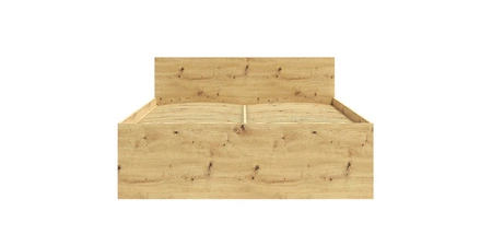 Postel Maxione 160x200 cm dub artisan úložný prostor na ložní prádlo v podobě výsuvné zásuvky ideální postel do ložnice vysoké čelo