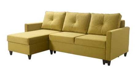 Rohová sedací souprava s funkcí spaní Terni grafit levá Praktická a funkční rohová sedací souprava s prostornými nádobami na lůžkoviny