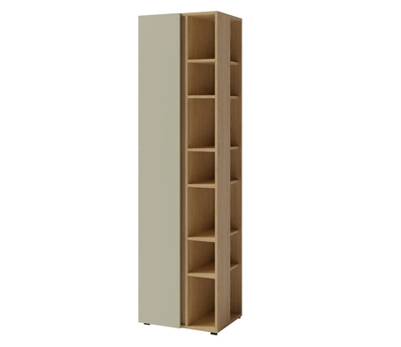 Knihovna Paguro 55 cm eukalyptus / baltický dub dune moderní designový nábytek kvalitní zpracování stylová knihovna