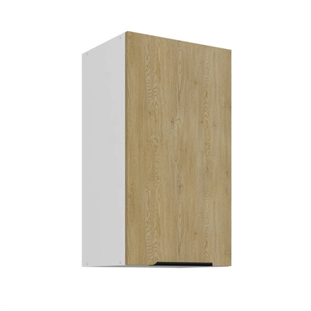 Sada kuchyňského nábytku Cremona 260 cm elegantní kuchyňské skříňky v jemných a přírodních barvách úchyty s kovovými hranami