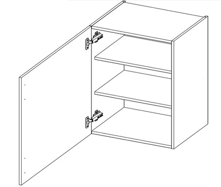 Sada kuchyňského nábytku Silver 150 cm skříně vypadají skvěle v klasických i moderních skandinávských interiérech