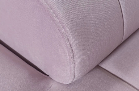 Rohová sedací souprava s funkcí spaní Nausa III béžová levá sametová stylová pohodlná rohová sedací souprava nastavitelné opěrky hlavy kontejner na lůžkoviny