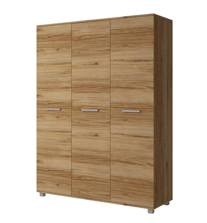 Šatní skříň Maximus 150 cm dub catania moderní designový nábytek vysoce kvalitní zpracování hrany skříně zakončené speciální dýhou