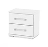 Noční stolek se zásuvkami Maximus bílý funkční kus nábytku do ložnice nebo pokoje pro mládež