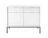 Zásuvková komoda Lovro 104 cm bílá moderní design potěší milovníky osobitých interiérů