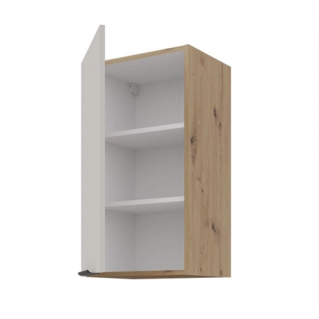 Sada kuchyňského nábytku Soela 330 cm elegantní kuchyňské skříňky v jemných a přírodních barvách úchyty s kovovými hranami