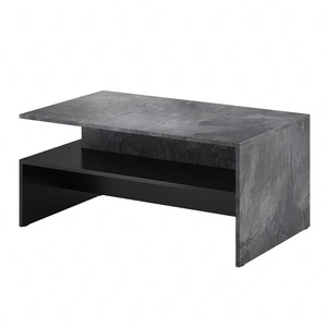 Konferenční stolek Baros schiefer se vyznačuje jednoduchými tvary, vytvářející moderní a konzervativní styl