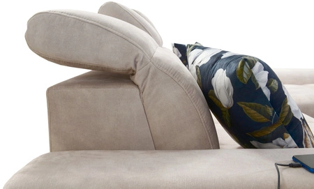 Rohová sedací souprava s funkcí spaní Buffalo VI olive right Funkční a stylová rohová sedací souprava se třemi nádobami na lůžkoviny