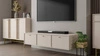 Nástěnná skříňka RTV Kioto IV 180 cm béžová stylový design podtržený decentními barvami skříňka s dvířky otevíranými dolů