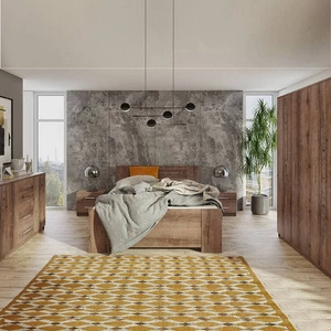 Ložnicová sestava Rico dub klášter nadčasový design ložnicová sestava nábytku z kvalitní laminované desky