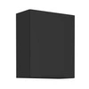 Kuchyňská nástěnná skříňka Black 60 G-72 1F kovová hrana rukojeti odolná proti vlhkosti a poškození skříňky