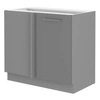 Přídavná rohová kuchyňská linka Grey 105 ND 1F BB levá skříň odolná proti páře vysoké teplotě a rozlité kapalině