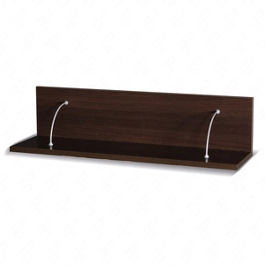 Police Maximus 100 cm kaštan wenge moderní designový nábytek kvalitní zpracování hrany police zakončené speciální dýhou