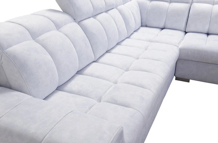 Rohová sedačka s funkcí spaní Luigi III med pravá pohodlná rohová sedačka do obývacího pokoje ideální pro každodenní relaxaci