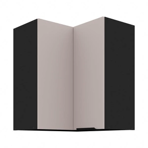 Tarraco rohová kuchyňská nástěnná skříňka 60x60 GN-72 2F kovová hrana úchytka skříňka odolná proti vlhkosti a poškození