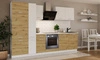Kuchyňská souprava Toni 290 cm bílá / dub artisan vypadá skvěle v klasických interiérech