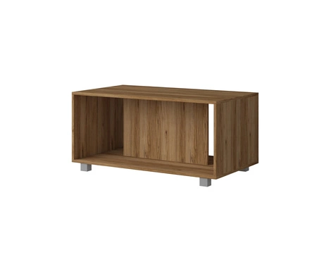 Konferenční stolek Maximus 100 cm dub catania moderní designový nábytek hrana stolku je upravena speciální dýhou ABS