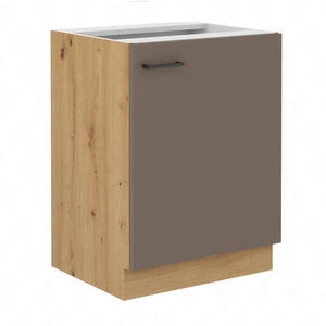 Skříňka s policí Rimini 60 D 1F BB stojící kuchyňská skříňka odolná proti páře, rozlití a teplu