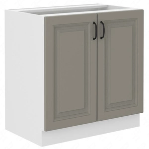 Stojací kuchyňská skříňka s policí Kastos 80 D 2F BB skříň odolná proti páře vysoké teplotě a rozlité kapalině