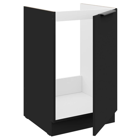 Kuchyňská skříňka pod dřez Black 50 ZL 1F BB kovová hrana rukojeti odolná proti vlhkosti a poškození skříňky