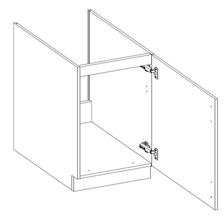 Sada kuchyňského nábytku Style 150 cm skříně vypadají skvěle v klasických i moderních skandinávských interiérech