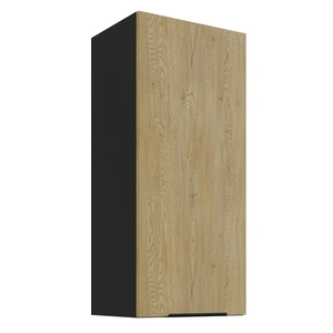 Kuchyňská nástěnná skříňka Crotone 40 G-90 1F s kovovou hranou úchytky odolná proti vlhkosti a poškození skříňky