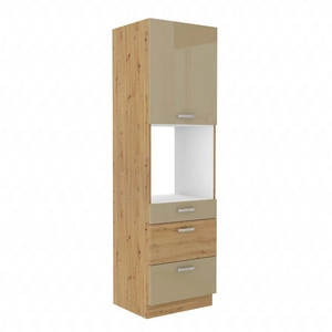 Arton 60 DPS-210 3S 1F kuchyňská skříňka se zásuvkami pro instalaci trouby odolná proti páře, rozlití a teplu